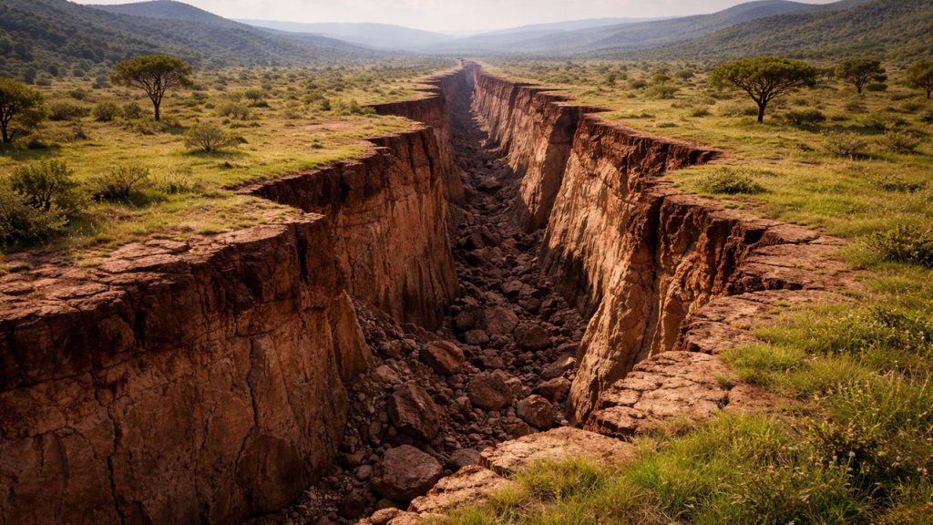 rachadura na áfrica