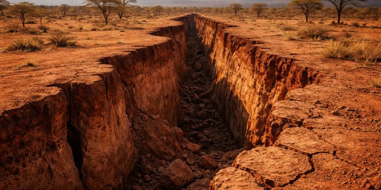 Cientistas ficaram surpresos com rachadura gigante que está crescendo na África e pode criar um novo oceano