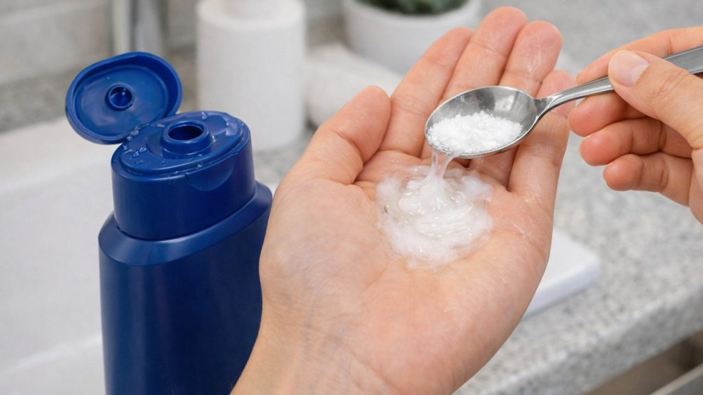 shampoo com bicarbonato de sódio