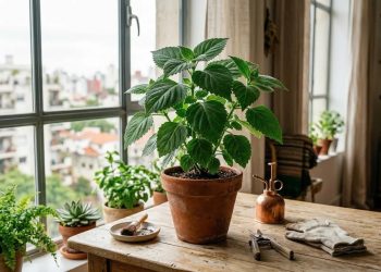 Esta erva tropical brota rápido na varanda e rende folhas aromáticas o ano inteiro sem tomar sol direto