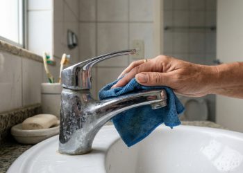 Nem vinagre nem bicarbonato de sódio: o truque definitivo para remover instantaneamente o calcário de torneiras e vasos sanitários