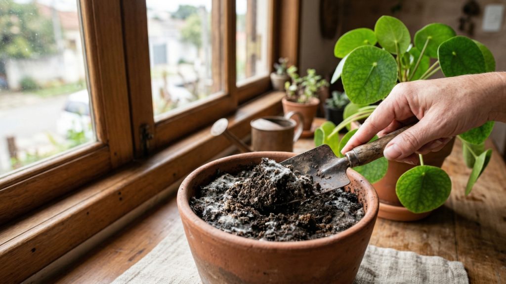 Mofo na terra dos vasos: esse é o melhor remédio caseiro para suas plantas