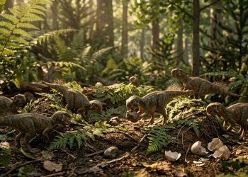O dinossauro com mais de mil fósseis catalogados guarda um segredo sobre como seus filhotes se alimentavam desde o nascimento