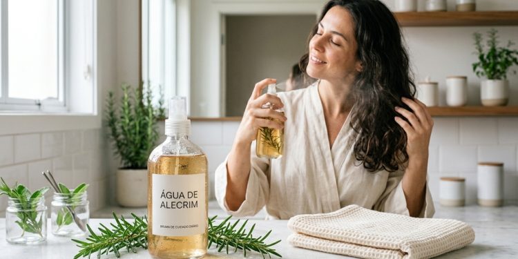 É barato e faz bem para o cabelo! Como preparar e usar água de alecrim