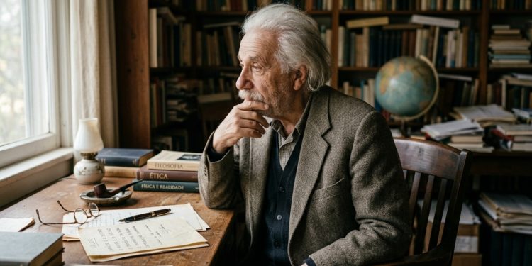 A citação de Albert Einstein: "Não se esforce para ser um homem de sucesso, mas sim um homem de valor”