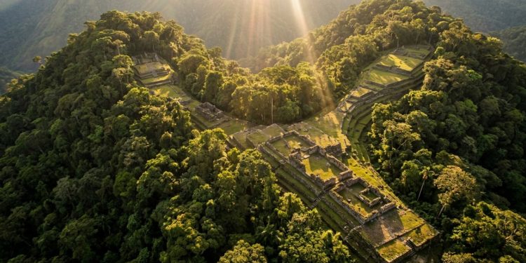 As ruínas de Betoma, localizadas na verdejante Serra Nevada de Santa Marta, formam a maior descoberta arqueológica do século na Colômbia