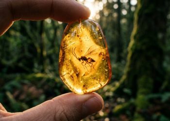 Nova espécie de vespa fóssil de 105 milhões de anos encontrada em um fragmento de âmbar da Espanha