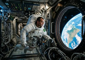 Os astronautas podem crescer até 3% mais no espaço do que na Terra