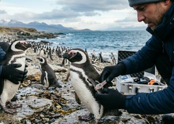 Cientistas colocaram dispositivos especiais em 54 pinguins. Então, fizeram uma descoberta perturbadora