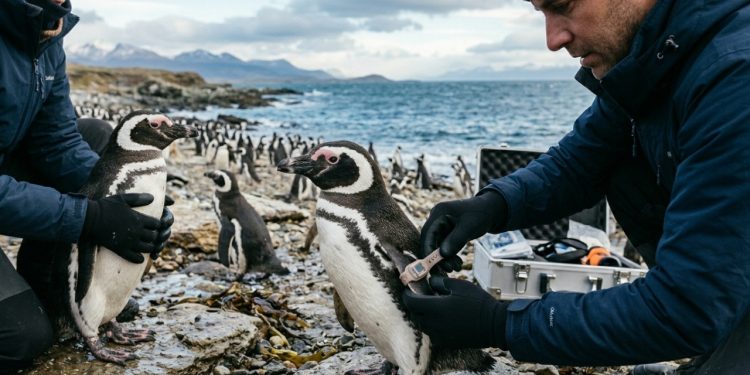 Cientistas colocaram dispositivos especiais em 54 pinguins. Então, fizeram uma descoberta perturbadora