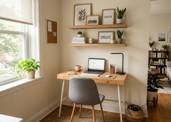 Como decorar seu home office num lugar incrível gastando pouco