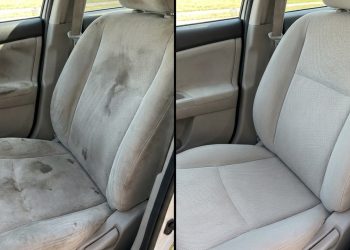 A solução caseira que remove manchas do banco do carro sem precisar pagar lavagem profissional
