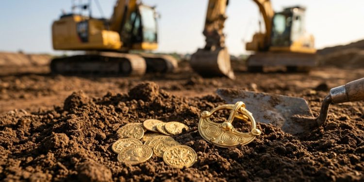 Arqueólogos desenterraram um imenso assentamento dos celtas do período La Tène, datado do século II a.C., com ouro, prata, âmbar e estruturas artesanais em estado excepcional de conservação
