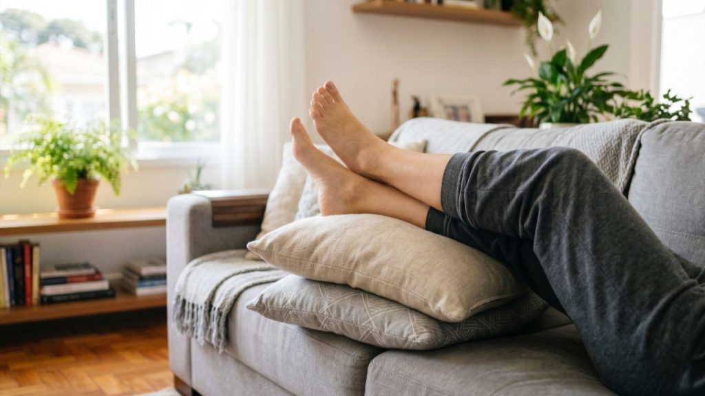 Nem drenagem linfática nem clínica estética: reduza o inchaço das pernas com um movimento simples que já funciona no primeiro dia