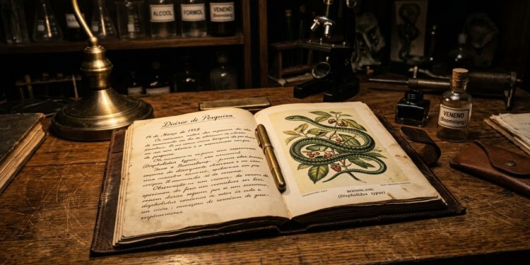 O cientista que foi mordido por uma cobra e documentou os efeitos do veneno até sua morte.