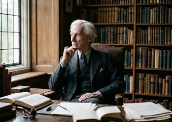 Bertrand Russell, filósofo ganhador do Prêmio Nobel: "Para ser feliz, é preciso que falte pelo menos uma das coisas que se deseja."