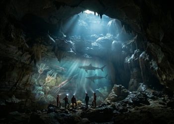 Dois carnívoros extintos há 325 milhões de anos são encontrados em forma de fósseis dentro da caverna mais longa do planeta