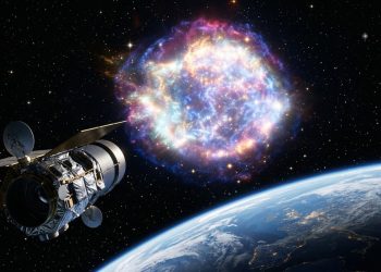 Anomalia luminosa registrada no espaço próximo ao planeta