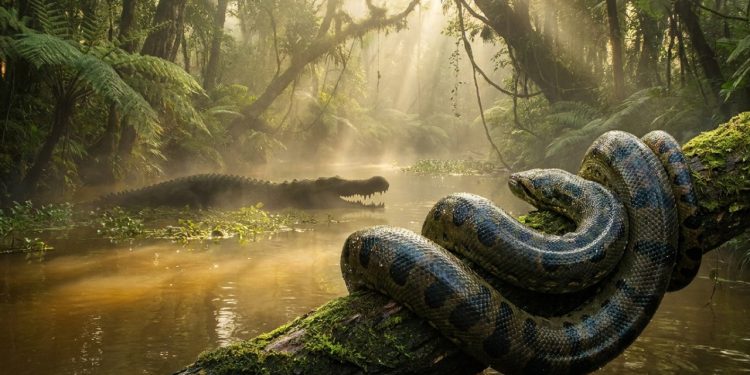 Quando crocodilos de 12 metros e tartarugas de 3 metros dominavam a América do Sul, as anacondas já existiam exatamente como as conhecemos hoje