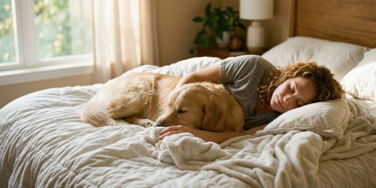Se você já dormiu com o seu cachorro e acordou sentindo que descansou melhor, não foi impressão sua