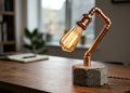Faça você mesmo uma luminária de piso estilo industrial que parece ter saído da loja
