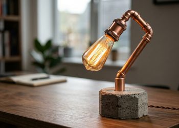 Faça você mesmo uma luminária de piso estilo industrial que parece ter saído da loja