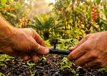 Quanto desembolsar para instalar irrigação simples no jardim e evitar plantas secando a sol