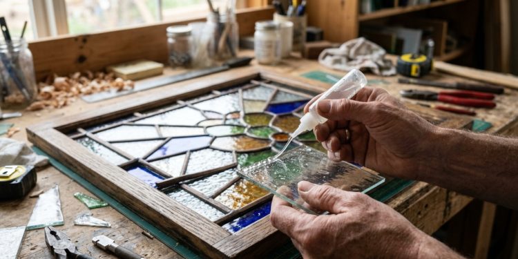 Reaproveite pratos de vidro antigos para criar uma linda janela decorativa