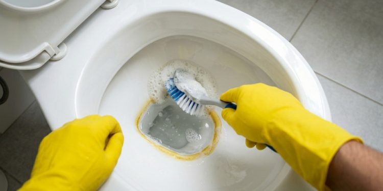 Muita gente sofre com a faixa amarela no vaso sanitário, mas nem todos sabem quão fácil é livrar-se dela