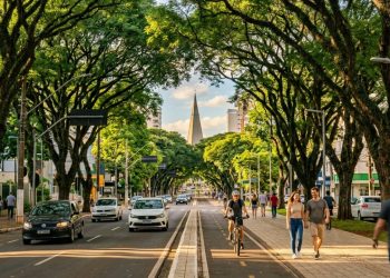 98,6% das ruas arborizadas e 1º lugar em qualidade de vida no Brasil: a cidade paranaense que a ONU reconheceu como floresta urbana