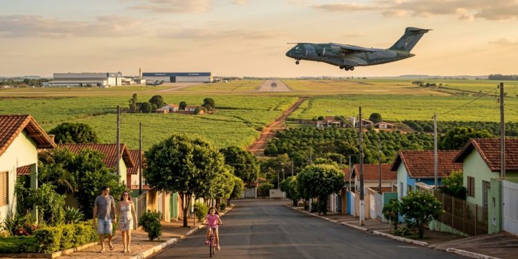 4.702 habitantes e o 1º lugar no Brasil: a cidade paulista onde a Embraer testa aviões na maior pista do Hemisfério Sul