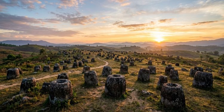 Há pelo menos dois milênios, alguém esculpiu milhares de jarras de pedra, transportou estruturas de várias toneladas por terreno acidentado e as espalhou por um planalto no norte do Laos