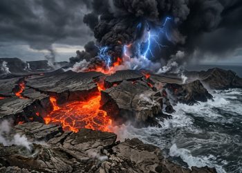 Após uma erupção gigantesca há 7.300 anos, um supervulcão no Japão está se recarregando