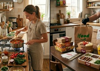 Cozinhar todos os dias ou pedir comida por app: onde está o maior gasto no mês?
