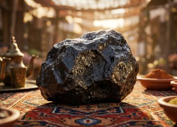 A pedra preta comprada por engano em um mercado do Marrocos que guardava 4,45 bilhões de anos da história de Marte