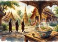 Por que o rei Rama IV emitiu o decreto real "proibindo a venda de macarrão aos monges"?