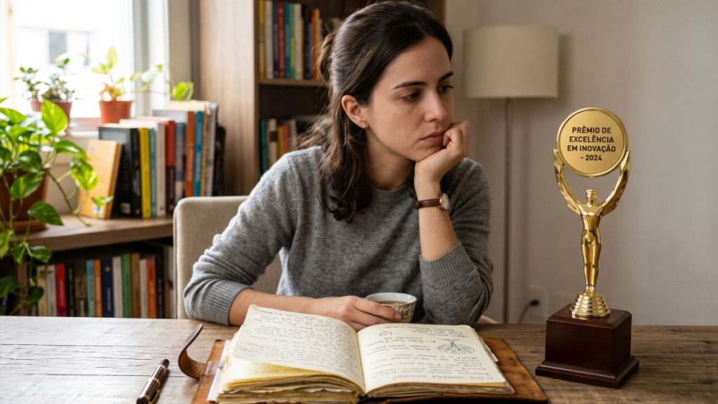 A citação de Albert Einstein: "Não se esforce para ser um homem de sucesso, mas sim um homem de valor”
