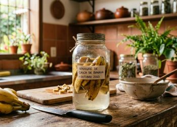 Casca de banana com vinagre: por que é recomendado e para que serve