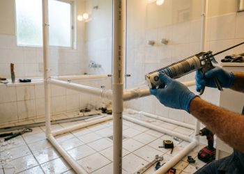 Como fazer um box de banheiro com PVC sem gastar uma fortuna com vidros