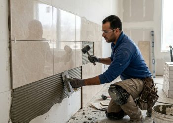 Aprenda como assentar azulejo em banheiro e não precisar gastar com pedreiro