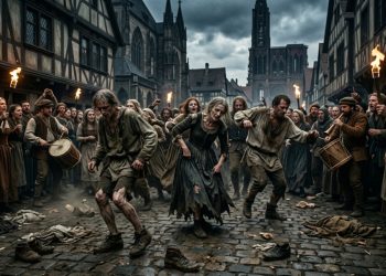 O mistério medieval de uma cidade que dançou até a morte.