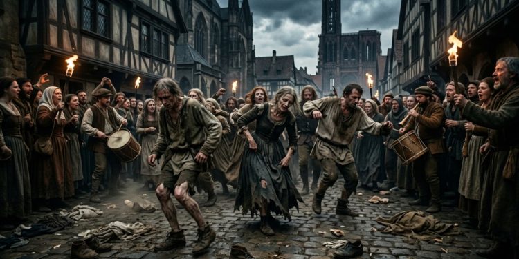 O mistério medieval de uma cidade que dançou até a morte.