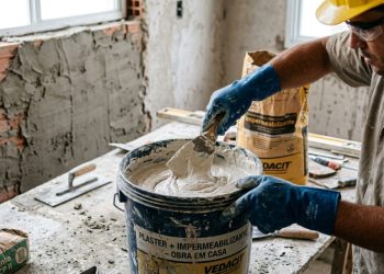 Gesso tratado resiste à umidade e amplia uso em fachadas e áreas externas