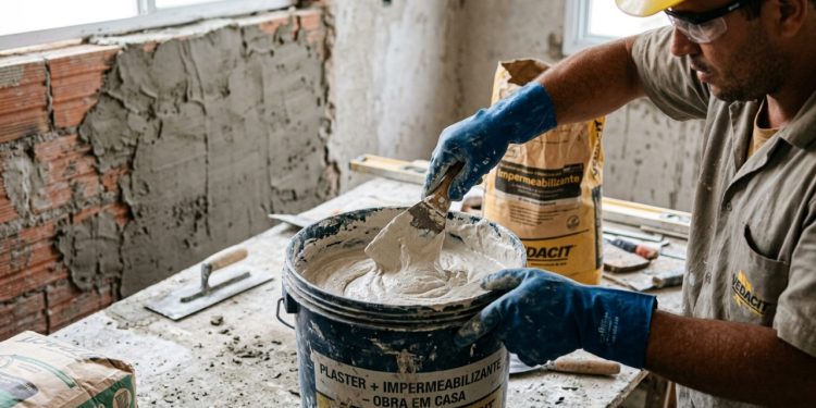 Gesso tratado resiste à umidade e amplia uso em fachadas e áreas externas