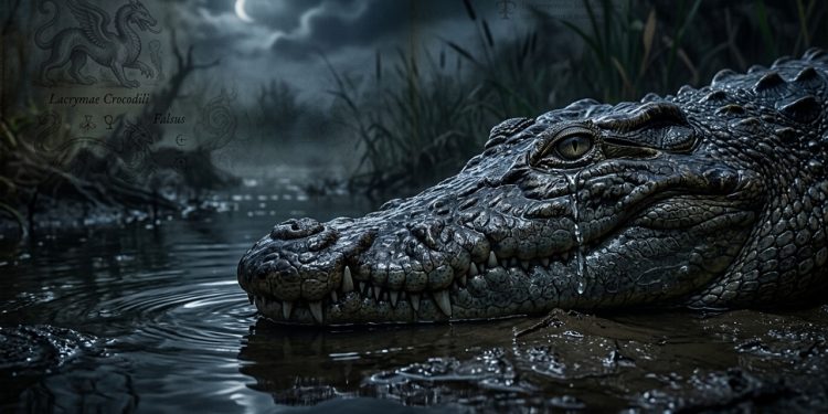 A expressão "derramar lágrimas de crocodilo" tem origens medievais curiosas