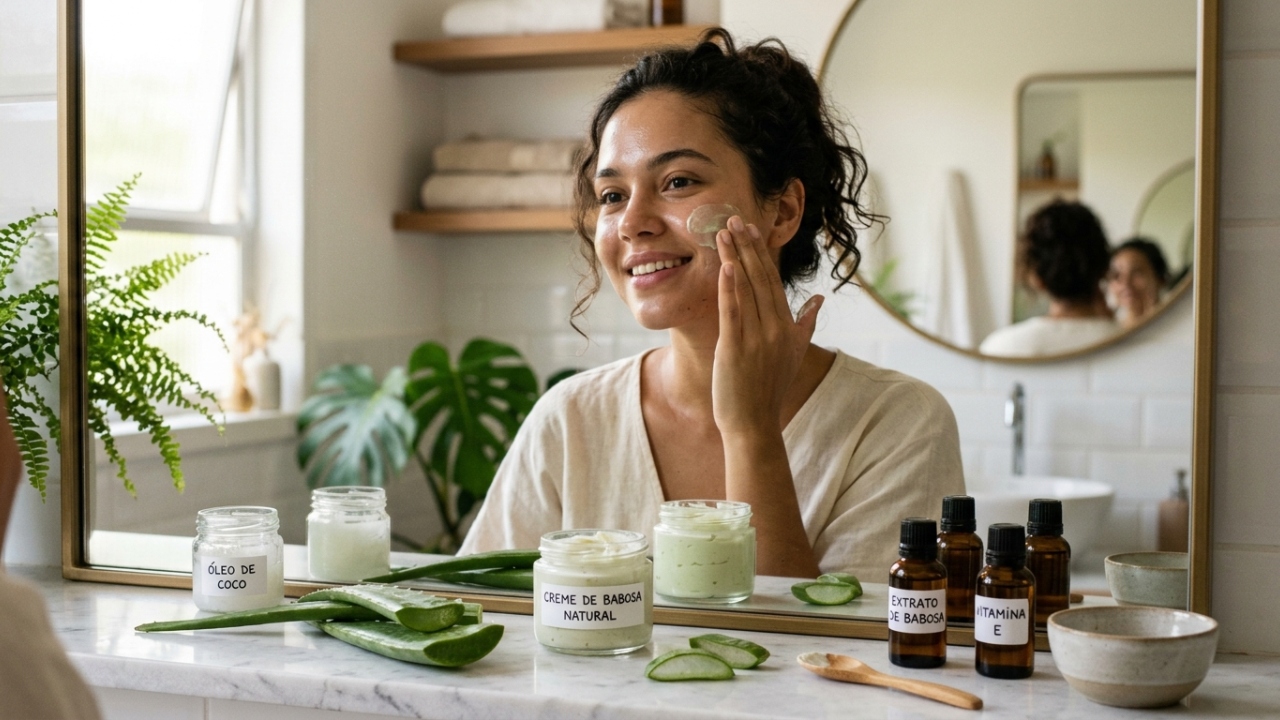 Como preparar um creme facial com aloe vera que estimula o colgeno e  renova a pele em at 10 anos - Oeste Geral