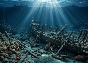 O estreito onde ocorreram o maior número de naufrágios, ao menos 124 navios repousam no fundo do oceano