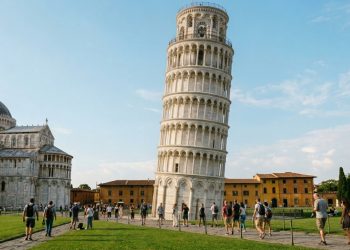 Por que a Torre de Pisa é inclinada?