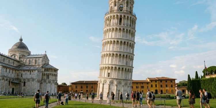 Por que a Torre de Pisa é inclinada?