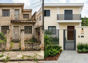 Não aguentava mais ver a fachada da casa assim e fiz uma mega transformação gastando pouco